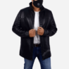 Original-Black-Leather-Coat-Mens-front-open