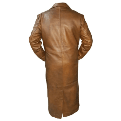 Bens20Justice20Brown20Leather20Trench20Coat20Back