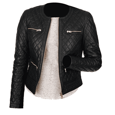 Bodacious20Black20Quilted20Leather20Jacket20Womens20front