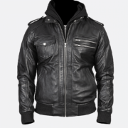 Dynamic20Black20Leather20Hooded20Bomber20Jacket20With20Multiple20Pockets20Mens20front.png