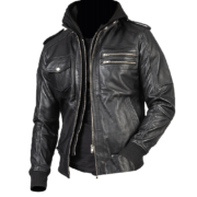 Dynamic20Black20Leather20Hooded20Bomber20Jacket20With20Multiple20Pockets20Mens20front20open.png