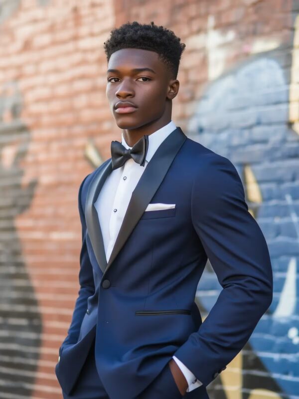 Hamilton Midnight Navy Tuxedo with Black Shawl Lapel