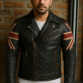 UK FLAG BLACK DISTRESSED RACER FRONT VIEW LIFESTYLE IMAGE-MIN_RESULT